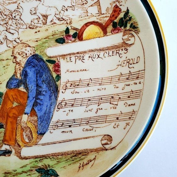 2 Vernon Kilns Plates, Le Pre Aux Clercs Vernon - Picture 4 of 10